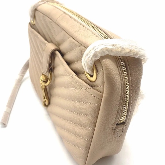 Rebecca Minkoff Edie Quilted Leather Chain Shoulder Bag - Picture 2 of 5